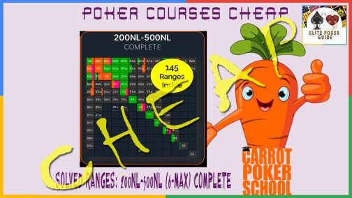 Carrot Corner Solved Ranges: 200NL-500NL (6-Max) – Complete