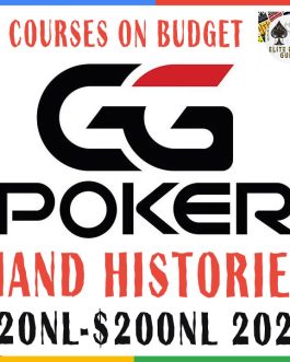 GGPoker Hand Histories Cash $20NL-$200NL