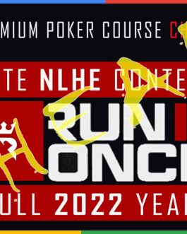 Run It Once Elite NLHE Poker Training 2022