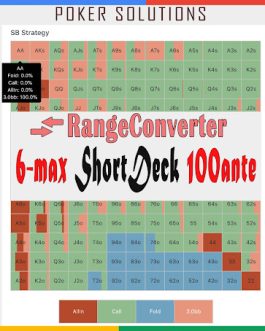 Rangeconverter 6max Shortdeck 100ante Solved Ranges