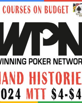 WPN MTT Hand Histories $4-$40 2024