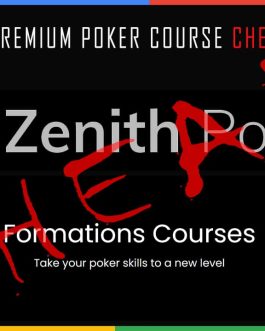 Zenith Poker Formations Courses