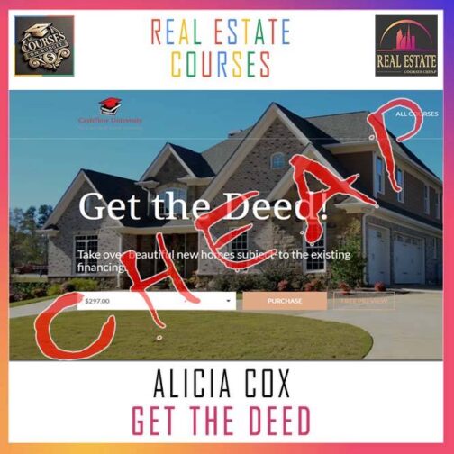 Alicia Cox – Get the Deed – Real Estate Cash Flow Systems