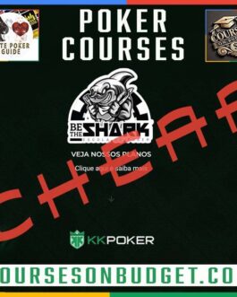 BeTheShark – Escola de Poker, Curso Cash Game