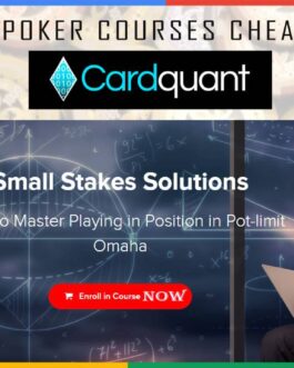 Cardquant Small Stakes Solutions