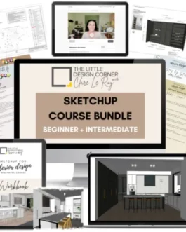 Clare Le Roy – SketchUp Beginner + Intermediate Course Bundle