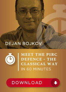 Dejan Bojkov GM – Meeting the Pirc Defence – The Classical Way!