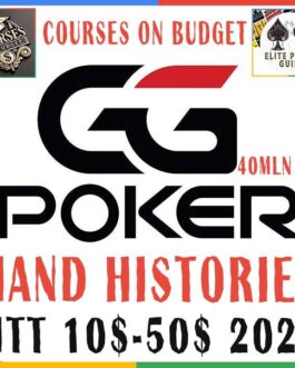 GGPoker Hand Histories MTT buy-ins 10$-50$ 2024