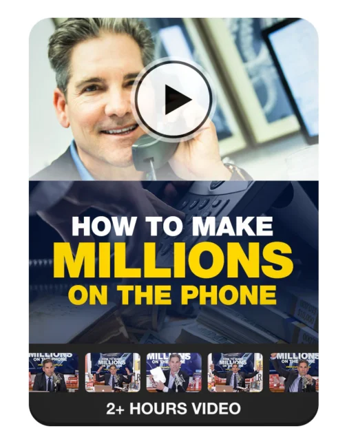 Grant Cardone – Millions On The Phone