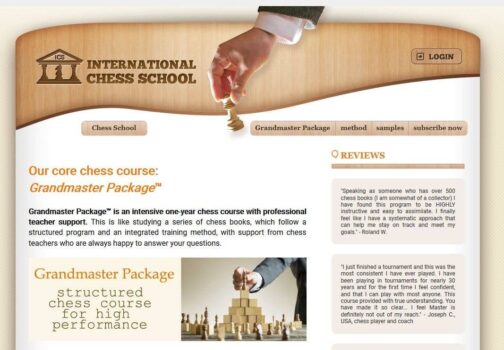 International Chess School (ICS) Grandmaster Package