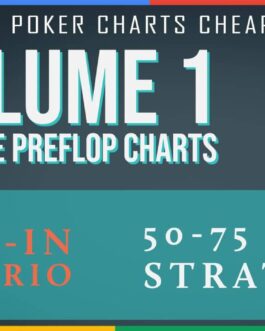 Six Plus Holdem Starting Hand Charts Vol. 1 (First-In)