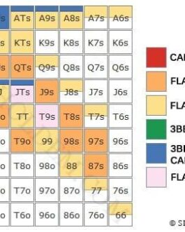 Six Plus Holdem Starting Hand Charts Vol.2 (vs. Raise/ISO)