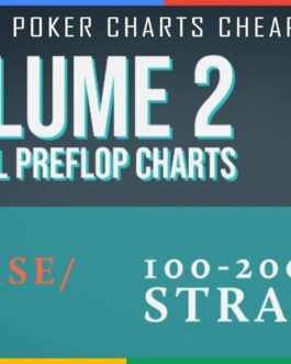 Six Plus Holdem 50a Starting Hand Charts Vol. 2 (ISO vs Limps)