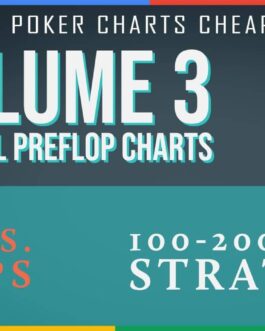 Six Plus Holdem Starting Hand Charts Vol. 3 (ISO vs. limps)