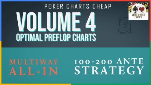 Six Plus Holdem Starting Hand Charts Vol. 4 (Multiway All-In)