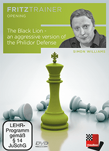 Simon Williams GM – The Black Lion – an aggressive version of the Philidor Defense