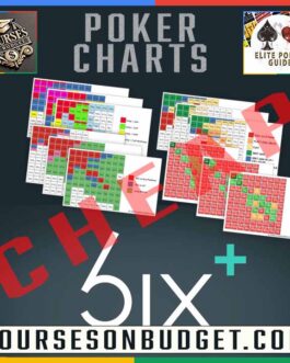 Six Plus Holdem Starting Hand Charts Bundle Vol. 1, 2, 3 and 4