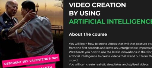 Yury Yeltsov – Video Creation By Using Artificial Intelligence