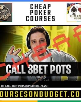 ZerosPoker Curso de call 3bet pots OOP