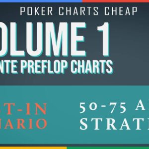 Six Plus Holdem Starting Hand Charts Vol. 1 (First-In)
