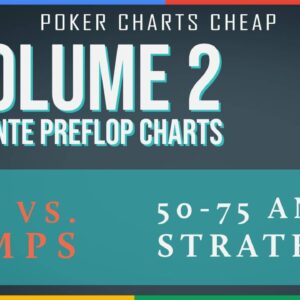 Six Plus Holdem Starting Hand Charts Vol.2 (vs. Raise/ISO)