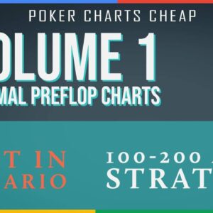Six Plus Holdem 50a Starting Hand Charts Vol. 1 (First-in)
