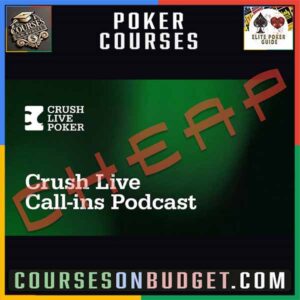 Crush Live Poker Crush Live Call Ins Podcast