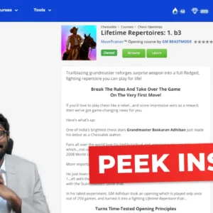 GM Adhiban Baskaran – Lifetime Repertoires – 1.b3