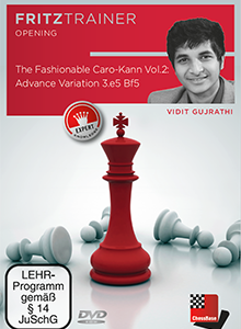 GM Vidit Gujrathi – The Fashionable Caro-Kann Volume 2 Advance Variation 3.e5 Bf5