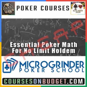 Microgrinder Essential Poker Math for No Limit Holdem