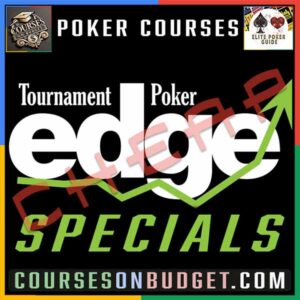 Tournament Poker Edge Specials